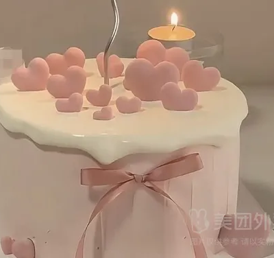 【邂逅浪漫】爱心双层水果夹心蛋糕