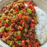 麻辣牛肉盖饭