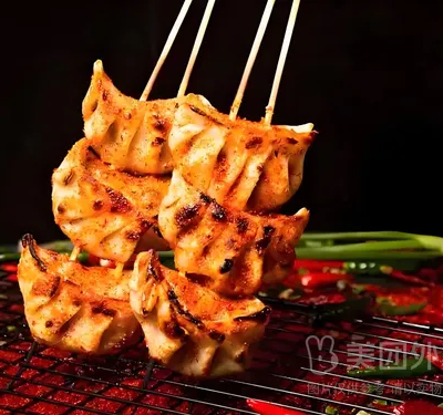 烤鲜饺