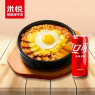 泡菜芝士午餐肉辛拉面+可乐