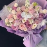 粉紫色系混搭花束