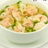 小馄饨20个+蒸饺3个+茶叶蛋1个