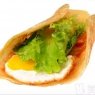 手抓饼+鸡蛋+王中王火腿肠+生菜