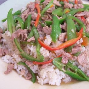 孜然牛肉盖饭
