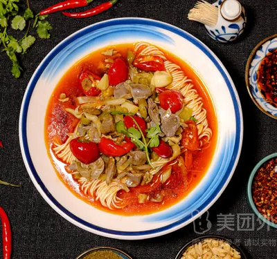 鸡杂面