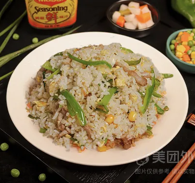 青椒肉丝炒饭