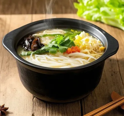 时蔬过桥米线