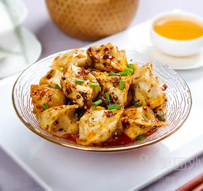 干拌蒜泥饺子（三两）
