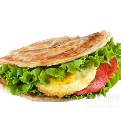 芝士手抓饼+煎蛋