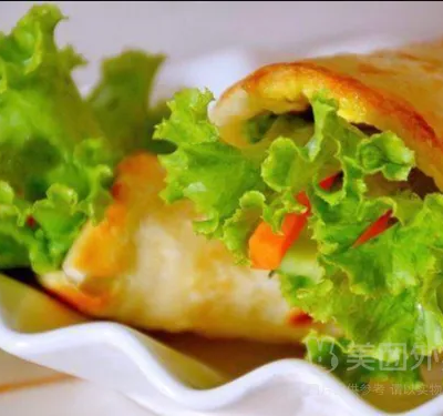 手抓饼加煎蛋