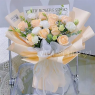 【甜蜜爱恋】11朵香槟玫瑰花束生日花束送女友