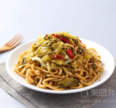 炒酸菜拉面
