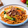 炒牛肉拉面