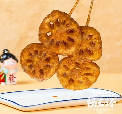 【炸】黄金藕盒一串